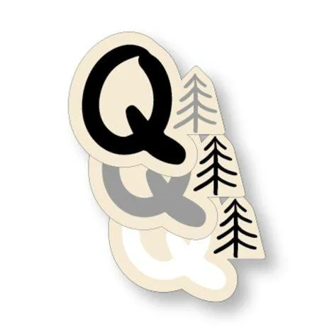 Large letters Q - Kynee