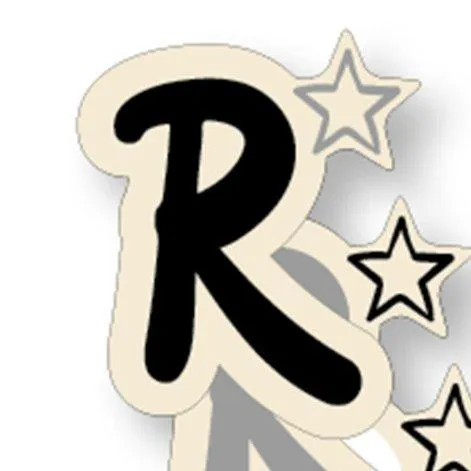 Large letters R - Kynee