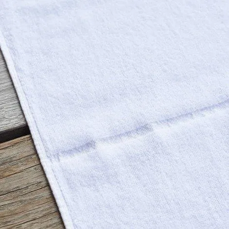 Tilda blanc, drap de bain 100x150 cm - lavie
