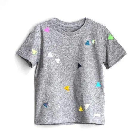T-Shirt Triangles Grey - pom Berlin