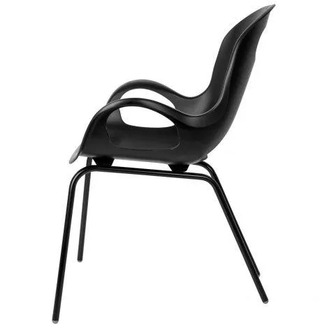 Umbra Chaise Oh noire, empilable - Umbra