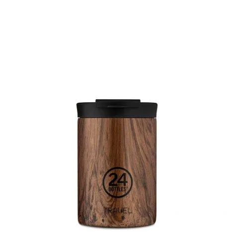 24 Bottles Thermo Cup Travel Tumbler 0.35 l Sequoia Wood - 24Bottles