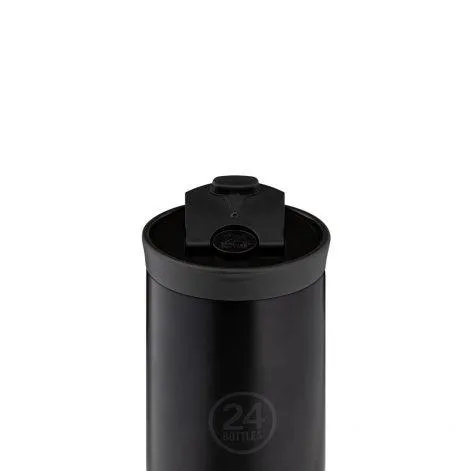 24 Bottles Thermo Mug Travel Tumbler 0.35 l Tuxedo Black - 24Bottles