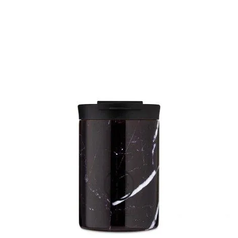 24 Bottles Thermo Cup Travel Tumbler 0.35 l Black Marble - 24Bottles