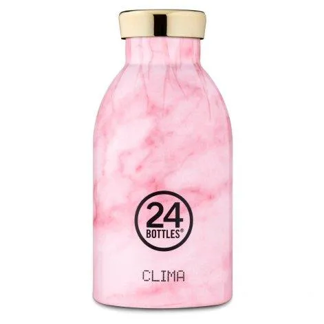 24 Bottles Thermos bottle Clima 0.33 l Pink Marble - 24Bottles