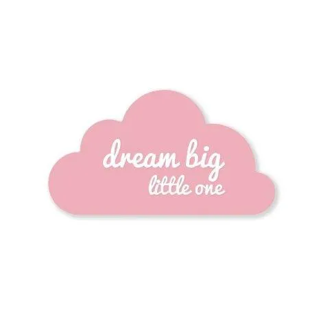 Dreams clouds wall decoration - Pink - Atelier Pierre