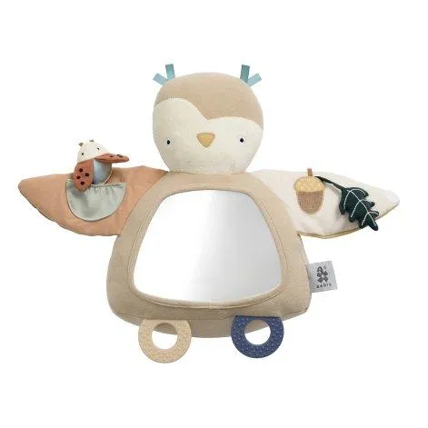 Activity toy, Blinky the owl, maple beige - Sebra
