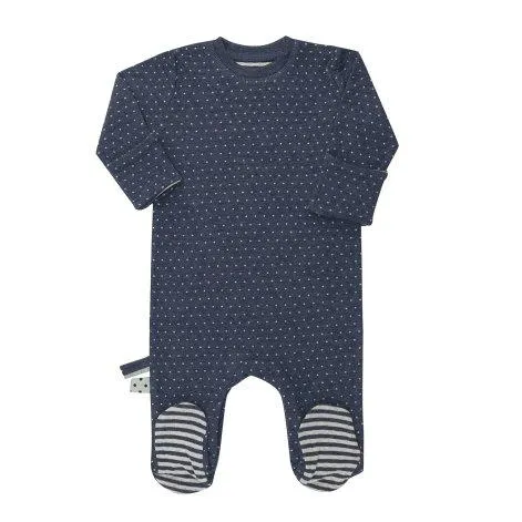 Pyjama pour bébé biologique Indigo - OrganicEra