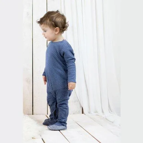 Pyjama pour bébé biologique Indigo - OrganicEra