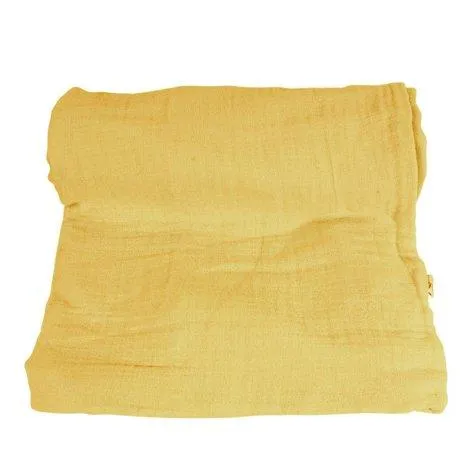 Gauze diaper large mustard yellow (GOTS) - kikadu 