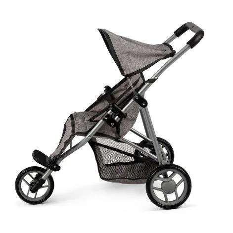 Twins doll buggy, gray - Mamamemo