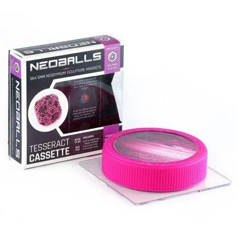 Magnetic balls magenta - Tesseract Cassette - Neoballs