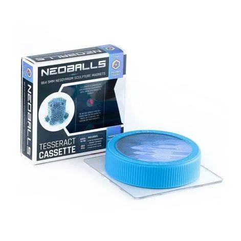 Magnetkugeln Cyan - Tesseract Cassette - Neoballs