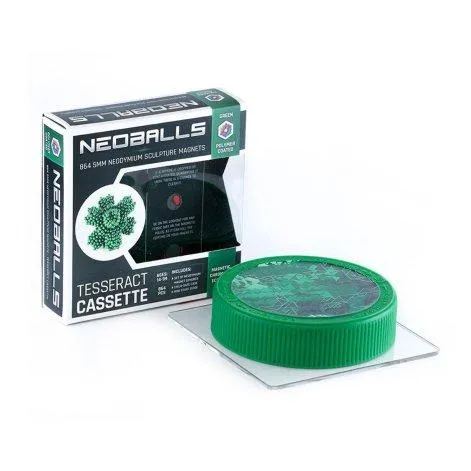 Magnetic balls green - Tesseract Cassette - Neoballs