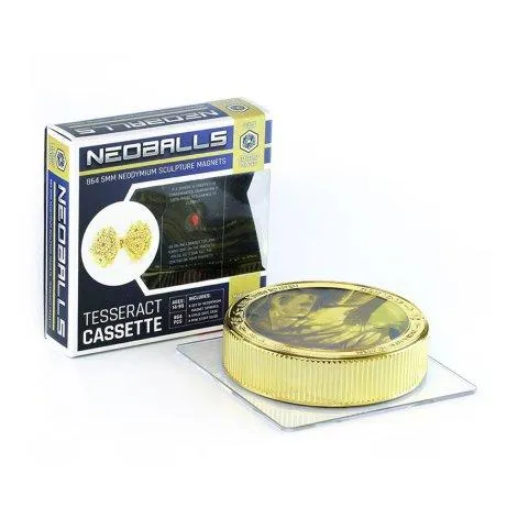 Magnetkugeln Gold - Tesseract Cassette - Neoballs