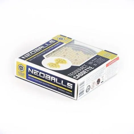 Boules magnétiques or - Tesseract Cassette - Neoballs