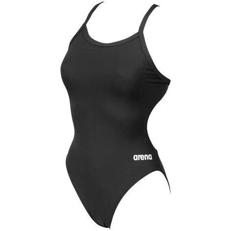 W Team Swimsuit Challenge Solid noir/blanc - arena