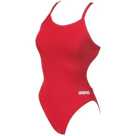 W Team Swimsuit Challenge Solid red/white - arena