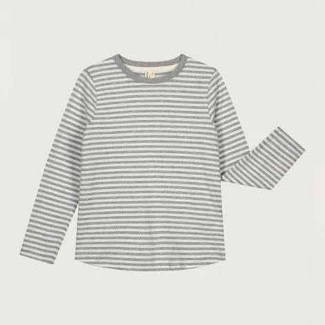 T-Shirt Grey Melange Off White - Gray Label