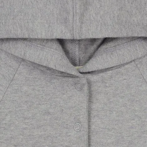 Baby Kapuzencardigan Grey Melange - Gray Label