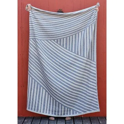 Hamam towel Ole indigo/offwhite 135x180 cm - lavie