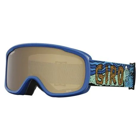 Lunettes de protection Buster Basic Goggle blue shreddy yeti - Giro