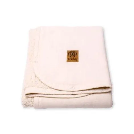 Baby blanket Teddy Off White - Cloby