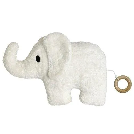 Boîte à musique Big Friend Elephant Off White - Petit Stellou
