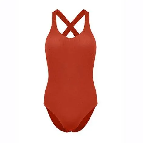 Hybrid Strap Bodysuit Chili Red - Moya Kala