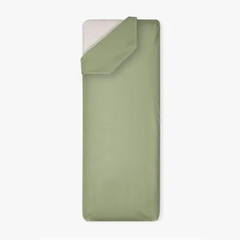 Baby crib sheet for feather cradle Seagrass Green - Moonboon