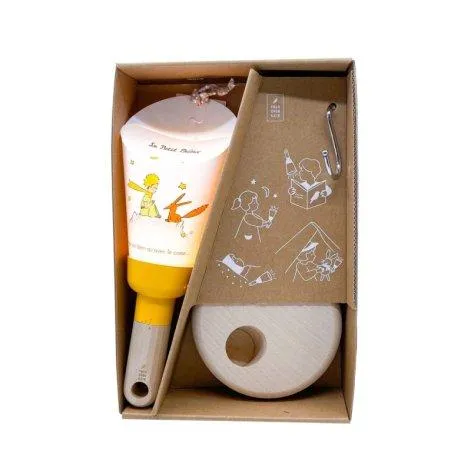 Suitcase Lamp Nomade 5 in 1 The Little Prince and the Fox Nature, Yellow - Maison Polochon