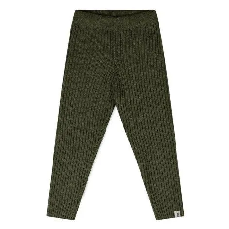 Leggings rib knit Loden Green - MATONA