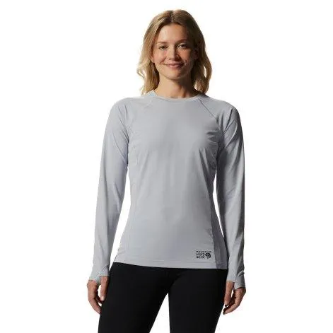 T-shirt à manches longues Mountain Stretch Crew glacial 097 - Mountain Hardwear