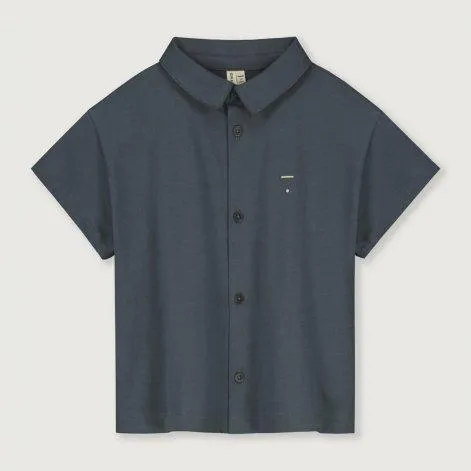 Poloshirt Blue Grey - Gray Label