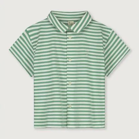 Poloshirt Bright Green Off White - Gray Label