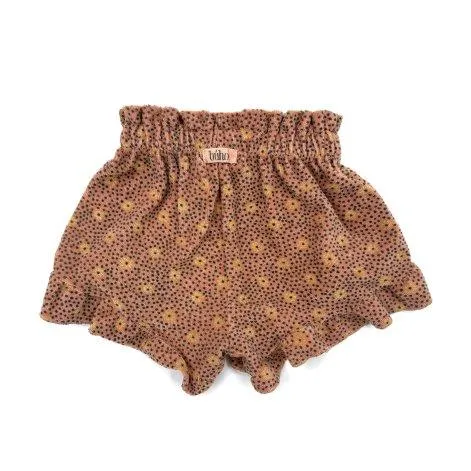 Shorts Flower Dots Rose Clay - Buho