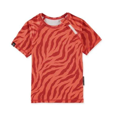 Swim shirt UPF 50+ Stripes of Love Red/Coral - Beach & Bandits