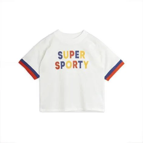 T-shirt Super Sporty blanc cassé - Mini Rodini