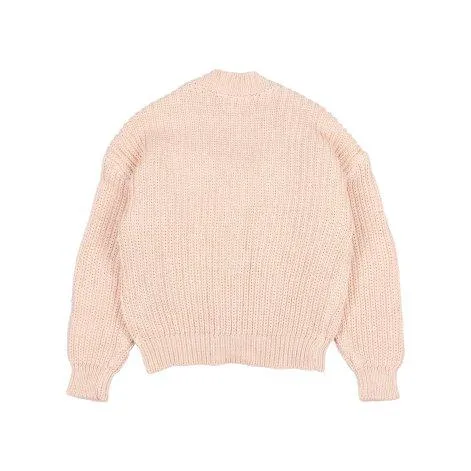 Veste en tricot Cotton Light Pink - Buho