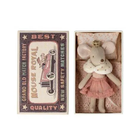 Princess Mouse little sister in a matchbox - Maileg