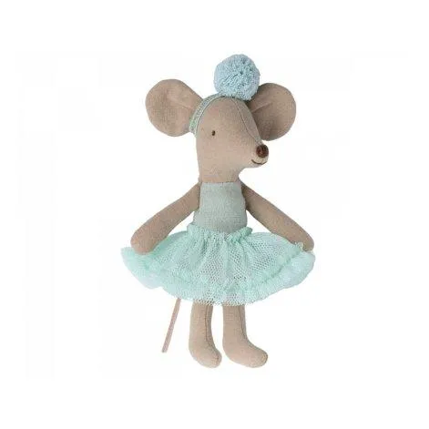 Ballerina mouse little sister light mint - Maileg