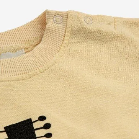 Baby Sweatshirt Acoustic Guitar Light Yellow - Bobo Choses