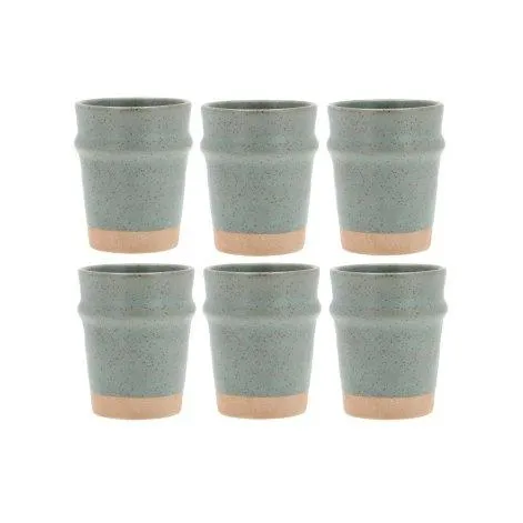 Coffee mug Evig, 6 pieces, Green - Villa Collection