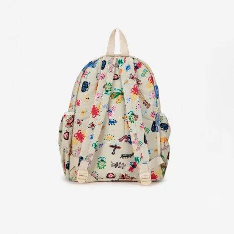 Rucksack Funny Insects All Over Offwhite - Bobo Choses