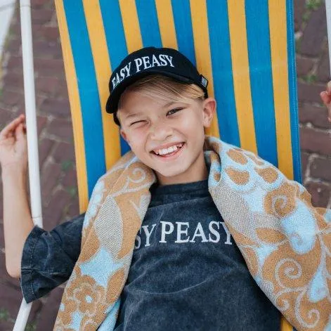 T-Shirt Easy Peasy Skate Grey Vintage Dye - Little Man Happy