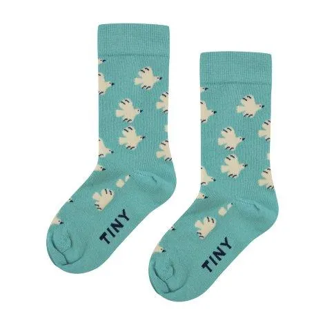 Chaussettes Doves Emerald - tinycottons