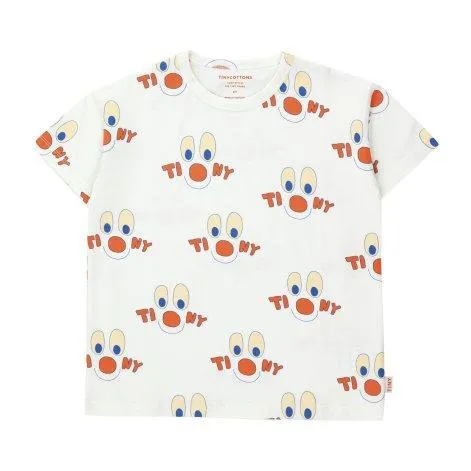 T-shirt Clowns Off White - tinycottons
