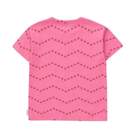 T-shirt Zigzag Dark Pink - tinycottons