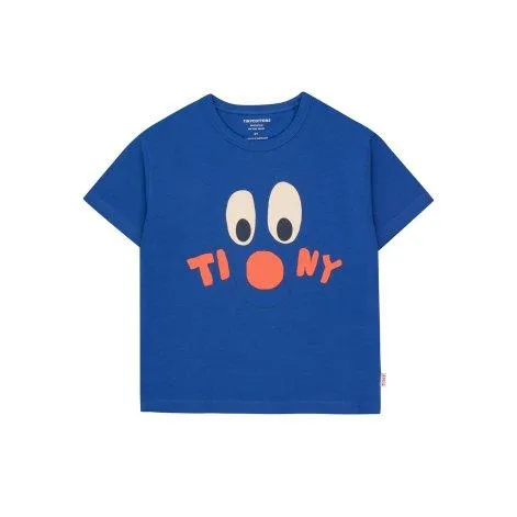T-shirt Tiny Clown Ultramarine - tinycottons