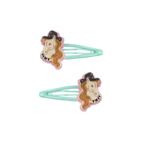 Hair clip set Horse light cream - tinycottons